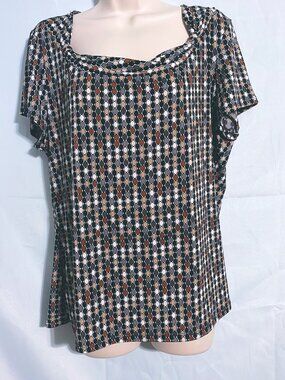 East 5th Cute Geometric Top Size XL